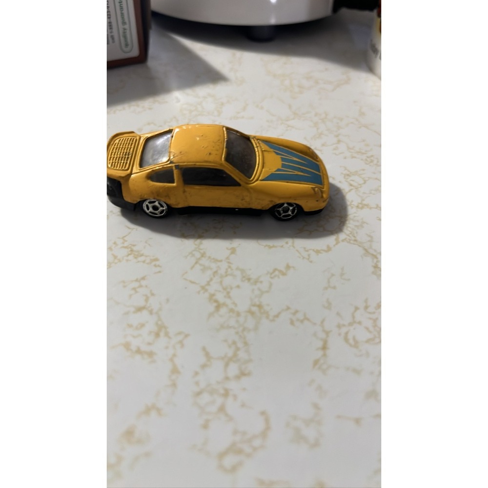 Matchbox Porsche 911 Yellow Toy Car